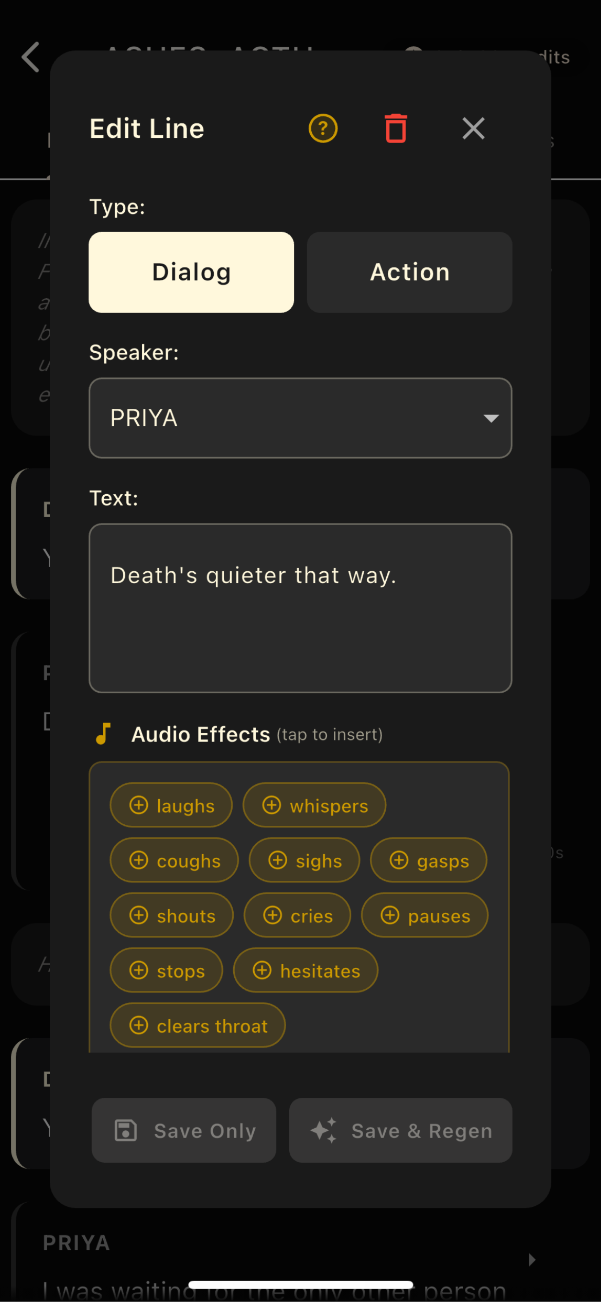 Edit Mode Screenshot